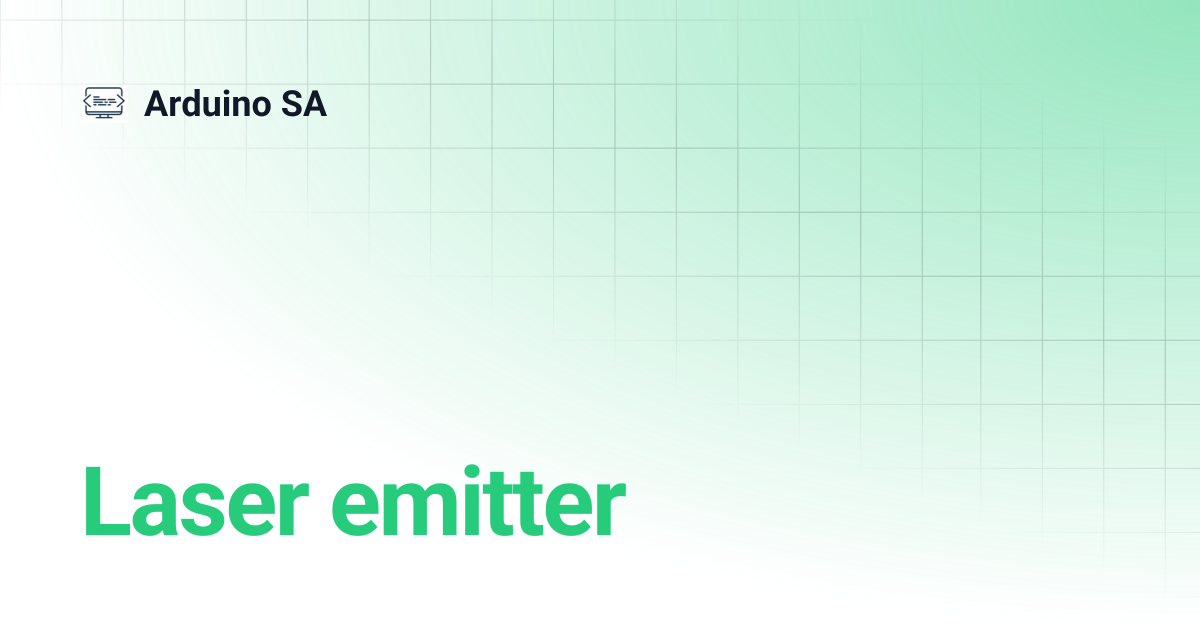 Laser emitter | Arduino SA