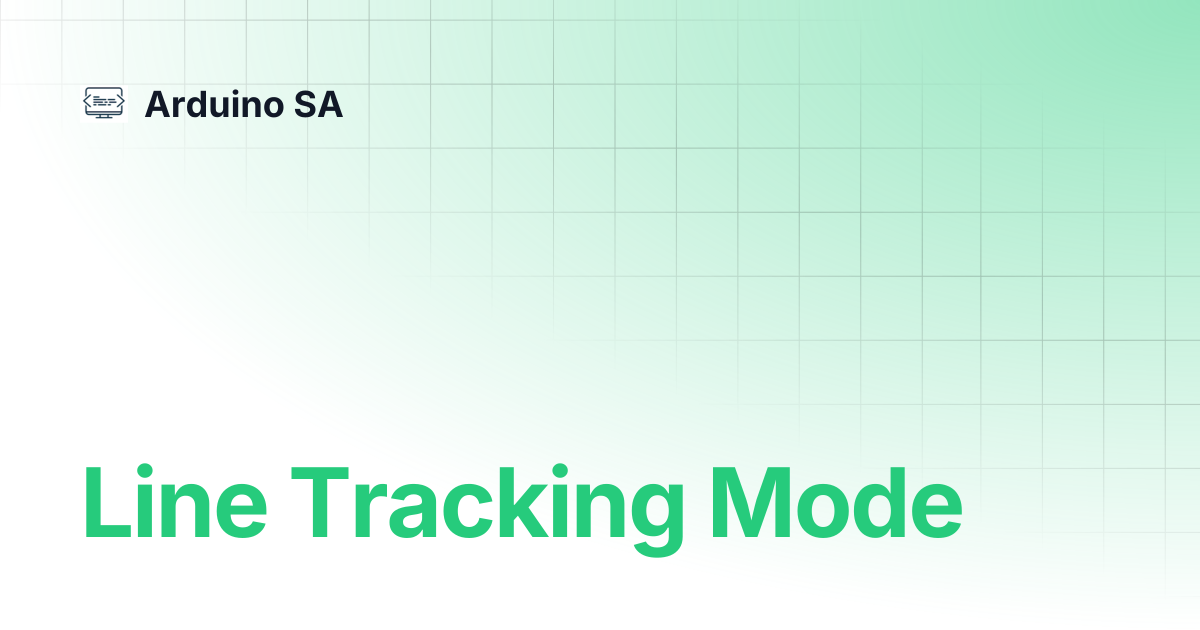 Line Tracking Mode | Arduino SA